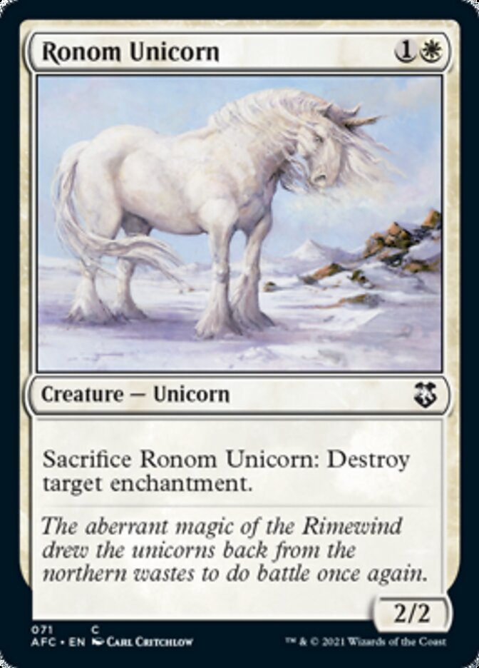 Ronom Unicorn [Dungeons & Dragons: Adventures in the Forgotten Realms Commander] | L.A. Mood Comics and Games