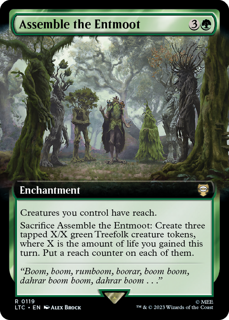 Assemble the Entmoot (Extended Art) [The Lord of the Rings: Tales of Middle-Earth Commander] | L.A. Mood Comics and Games