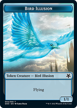 Bird Illusion // Elf Warrior Double-Sided Token [Game Night: Free-for-All Tokens] | L.A. Mood Comics and Games