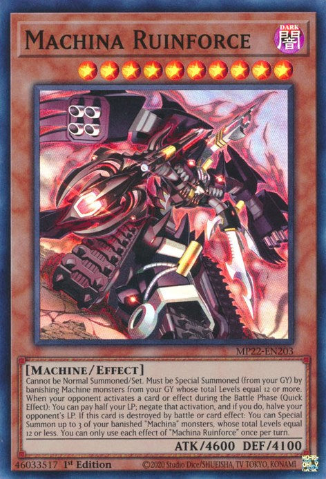 Machina Ruinforce [MP22-EN203] Super Rare | L.A. Mood Comics and Games