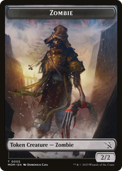 Elemental (02) // Zombie Double-Sided Token [March of the Machine Tokens] | L.A. Mood Comics and Games