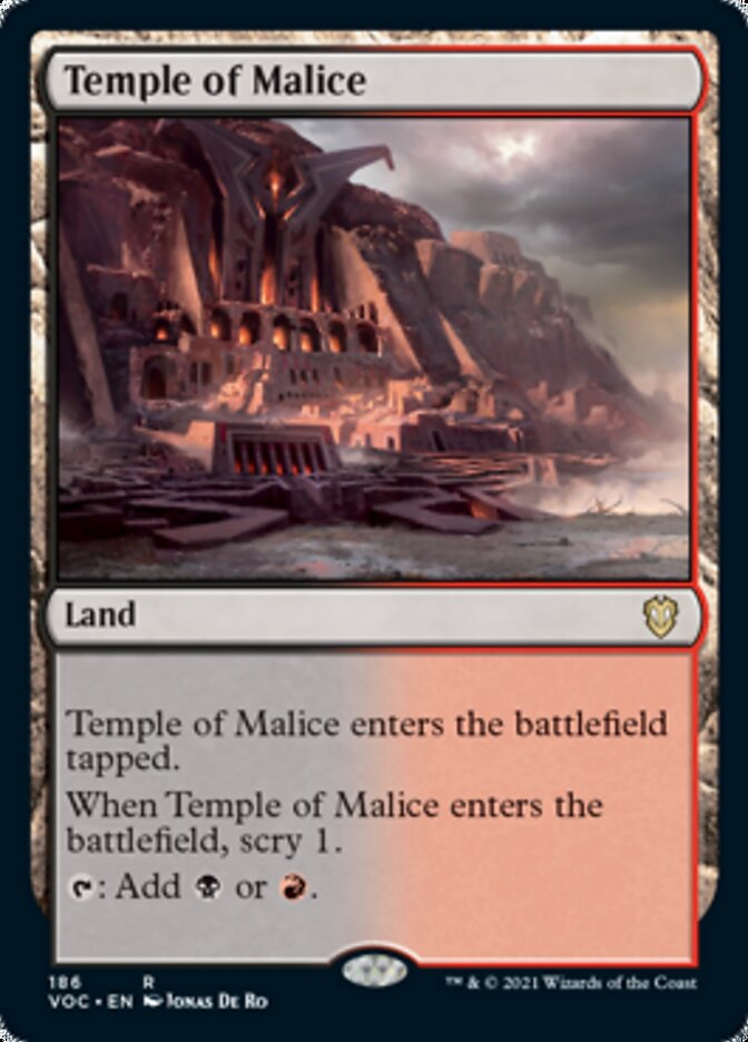 Temple of Malice [Innistrad: Crimson Vow Commander] | L.A. Mood Comics and Games