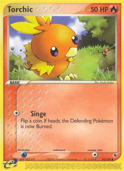 Torchic (74/109) [EX: Ruby & Sapphire] | L.A. Mood Comics and Games