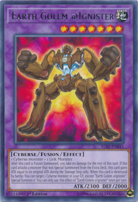 Earth Golem @Ignister [IGAS-EN041] Rare | L.A. Mood Comics and Games