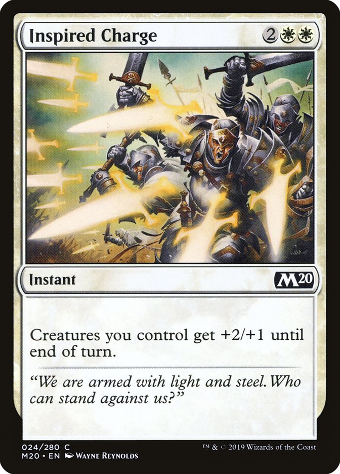 Inspired Charge [Core Set 2020] | L.A. Mood Comics and Games