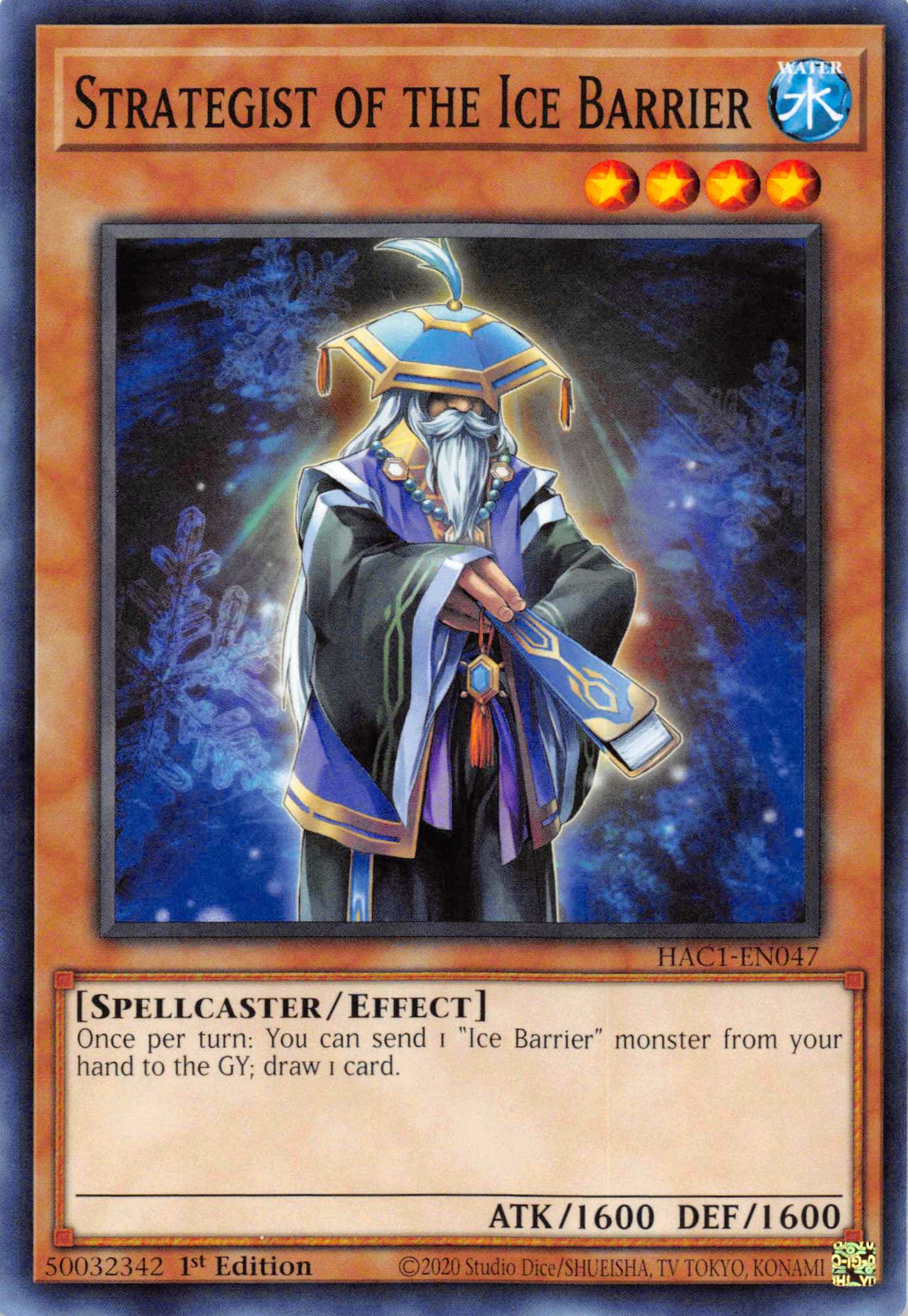 Strategist of the Ice Barrier [HAC1-EN047] Common | L.A. Mood Comics and Games