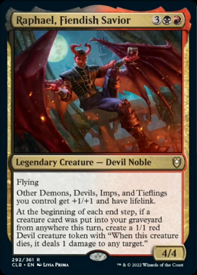 Raphael, Fiendish Savior [Commander Legends: Battle for Baldur's Gate] | L.A. Mood Comics and Games