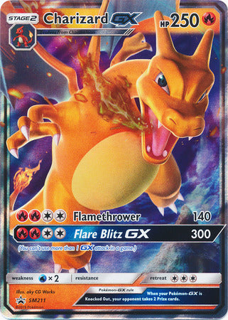 Charizard GX (SM211) (Jumbo Card) [Sun & Moon: Black Star Promos] | L.A. Mood Comics and Games