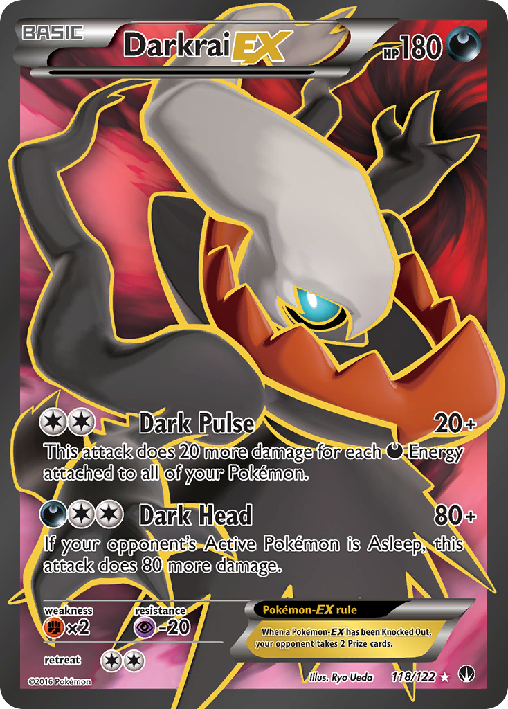 Darkrai EX (118/122) [XY: BREAKpoint] | L.A. Mood Comics and Games