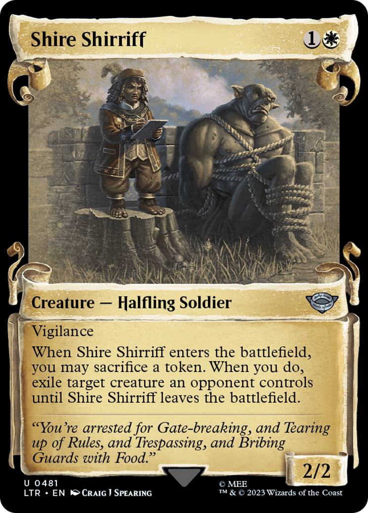 Shire Shirriff [The Lord of the Rings: Tales of Middle-Earth Showcase Scrolls] | L.A. Mood Comics and Games
