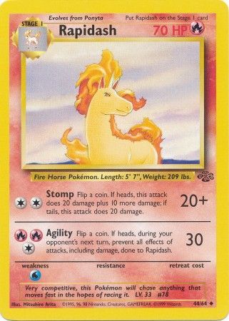 Rapidash (44/64) [Jungle Unlimited] | L.A. Mood Comics and Games