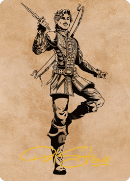 Astarion, the Decadent Art Card (Gold-Stamped Signature) [Commander Legends: Battle for Baldur's Gate Art Series] | L.A. Mood Comics and Games