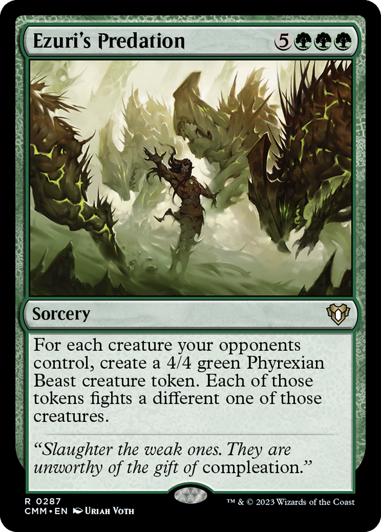Ezuri's Predation [Commander Masters] | L.A. Mood Comics and Games