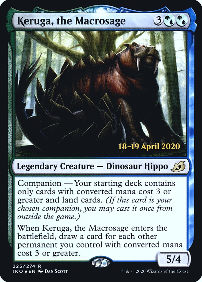 Keruga, the Macrosage [Ikoria: Lair of Behemoths Prerelease Promos] | L.A. Mood Comics and Games