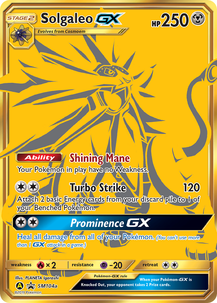 Solgaleo GX (SM104a) [Sun & Moon: Black Star Promos] | L.A. Mood Comics and Games