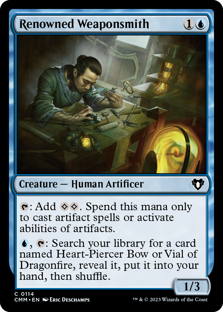 Renowned Weaponsmith [Commander Masters] | L.A. Mood Comics and Games