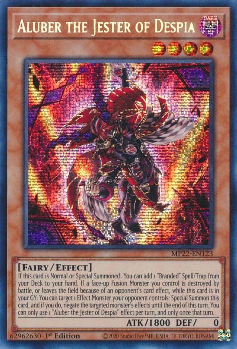 Aluber the Jester of Despia [MP22-EN123] Prismatic Secret Rare | L.A. Mood Comics and Games