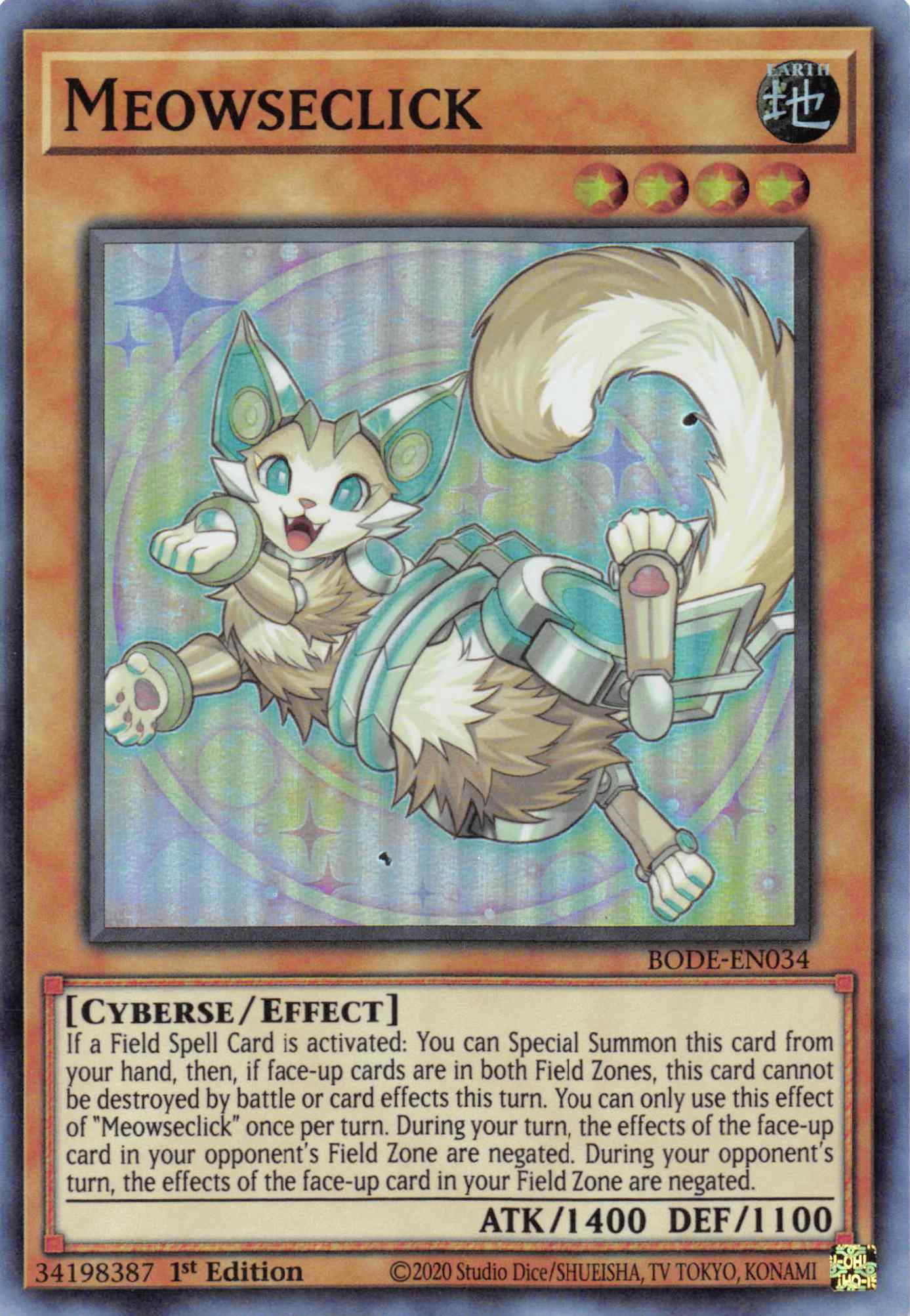 Meowseclick [BODE-EN034] Super Rare | L.A. Mood Comics and Games