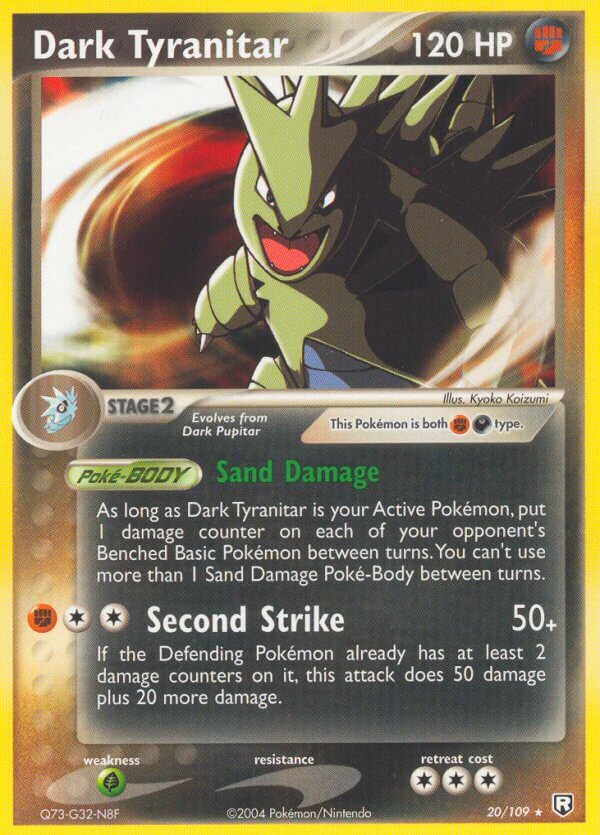 Dark Tyranitar (20/109) (Theme Deck Exclusive) [EX: Team Rocket Returns] | L.A. Mood Comics and Games