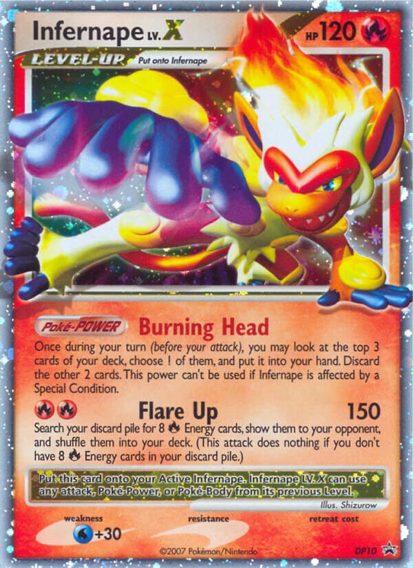 Infernape LV.X (DP10) [Diamond & Pearl: Black Star Promos] | L.A. Mood Comics and Games