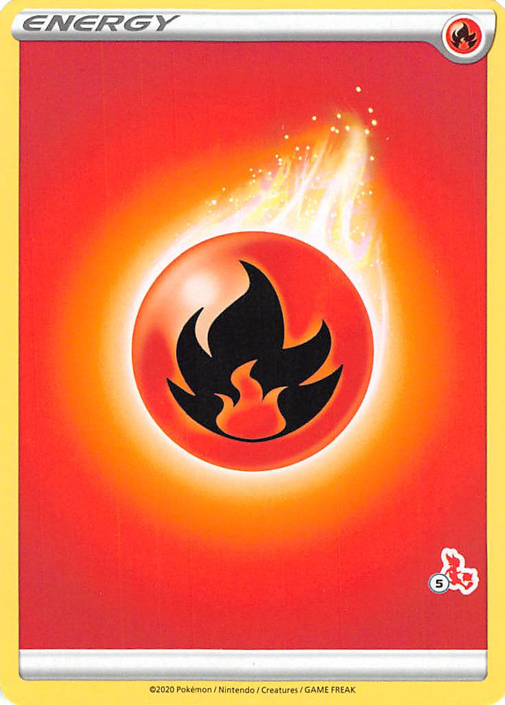 Fire Energy (Cinderace Stamp #5) [Battle Academy 2022] | L.A. Mood Comics and Games