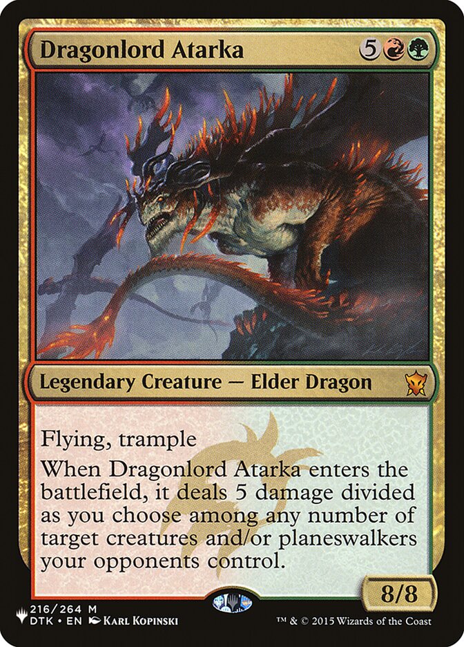 Dragonlord Atarka [The List] | L.A. Mood Comics and Games