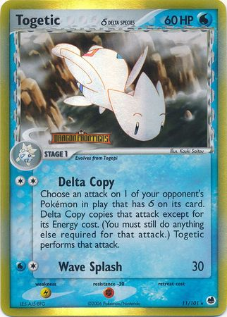 Togetic (11/101) (Delta Species) (Stamped) [EX: Dragon Frontiers] | L.A. Mood Comics and Games