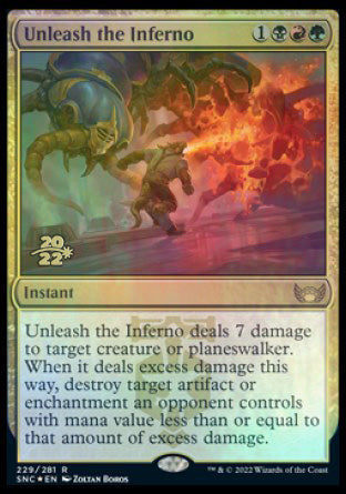 Unleash the Inferno [Streets of New Capenna Prerelease Promos] | L.A. Mood Comics and Games