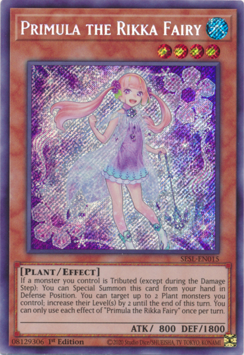 Primula the Rikka Fairy [SESL-EN015] Secret Rare | L.A. Mood Comics and Games