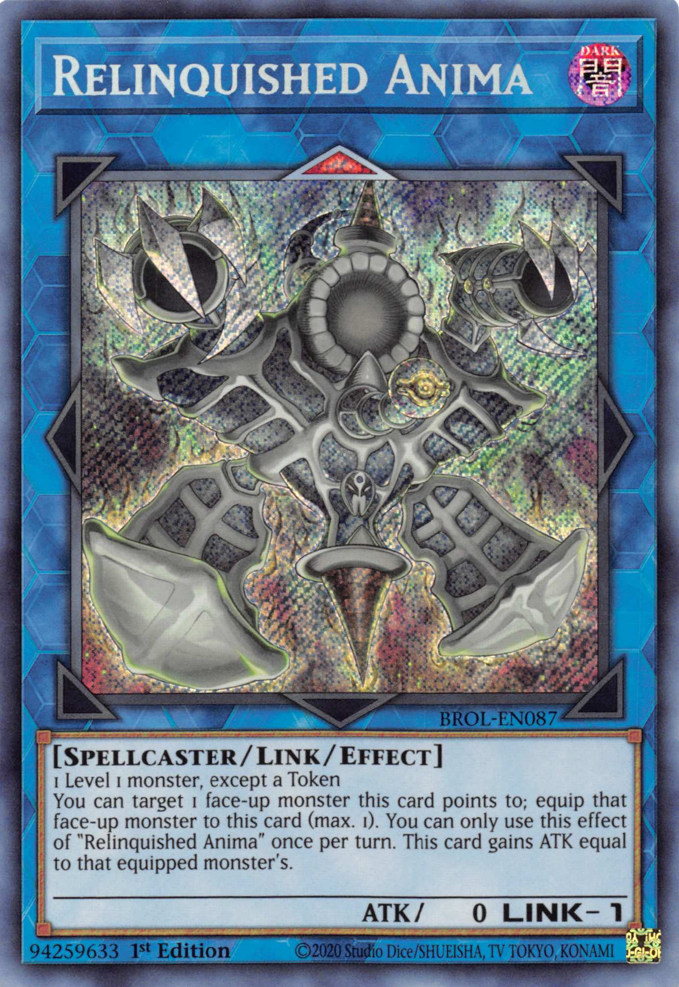 Relinquished Anima [BROL-EN087] Secret Rare | L.A. Mood Comics and Games