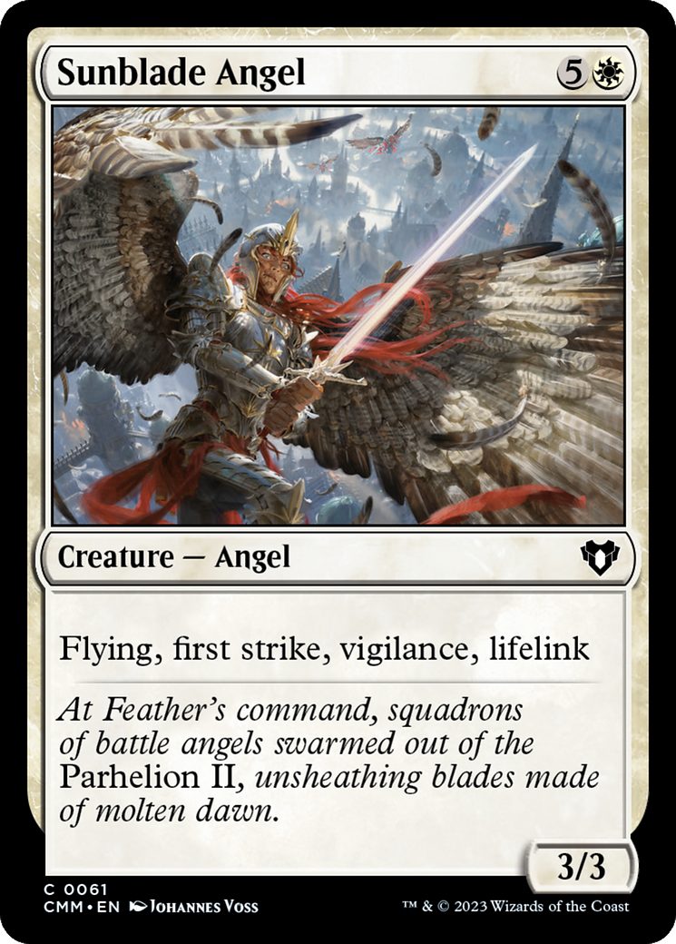 Sunblade Angel [Commander Masters] | L.A. Mood Comics and Games