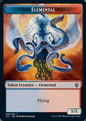 Elemental (020) // Copy Double-Sided Token [Commander 2021 Tokens] | L.A. Mood Comics and Games