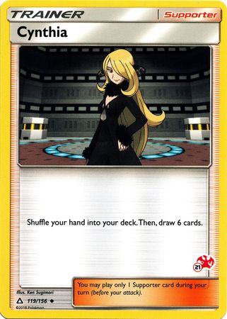 Cynthia (119/156) (Charizard Stamp #21) [Battle Academy 2020] | L.A. Mood Comics and Games