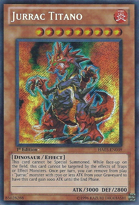 Jurrac Titano [HA03-EN039] Secret Rare | L.A. Mood Comics and Games