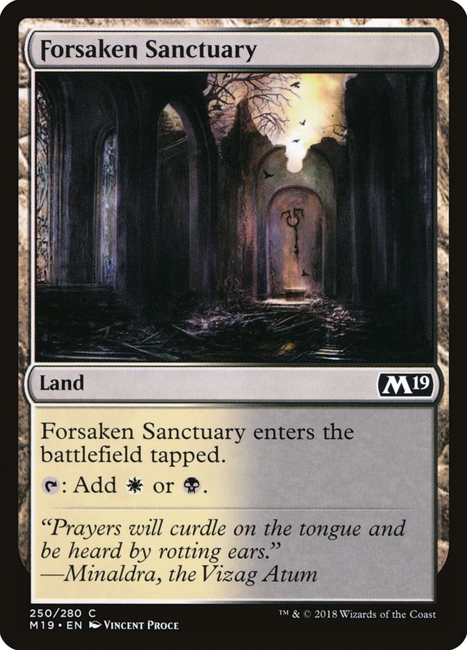 Forsaken Sanctuary [Core Set 2019] | L.A. Mood Comics and Games