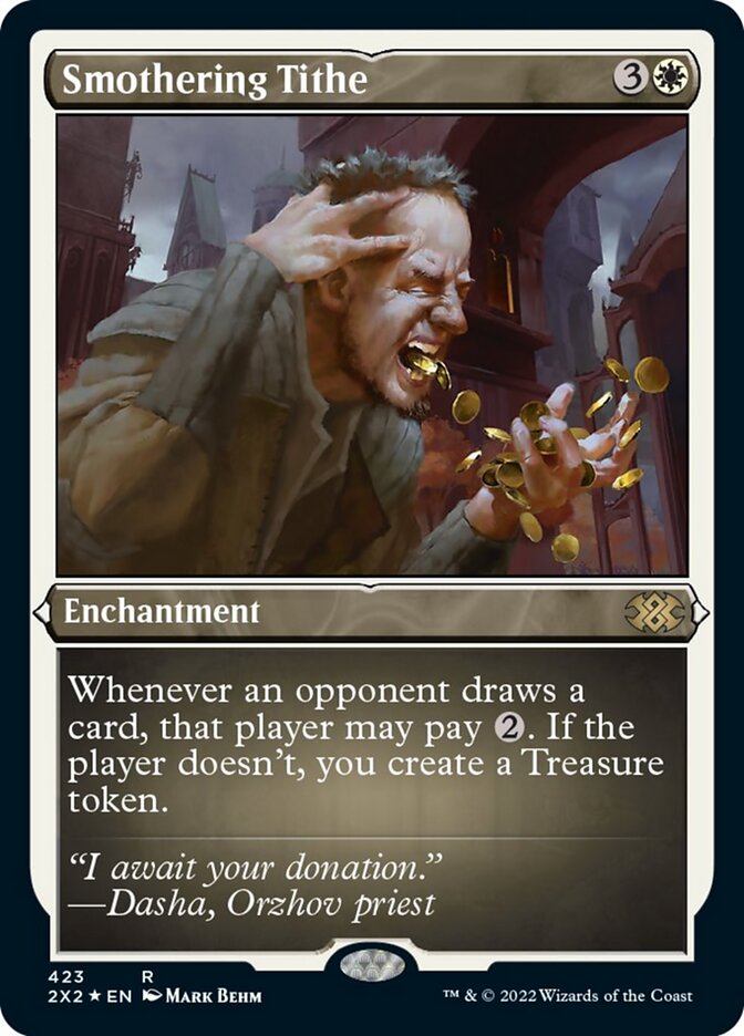 Smothering Tithe (Foil Etched) [Double Masters 2022] | L.A. Mood Comics and Games