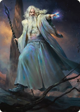 Saruman of Many Colors Art Card [The Lord of the Rings: Tales of Middle-earth Art Series] | L.A. Mood Comics and Games