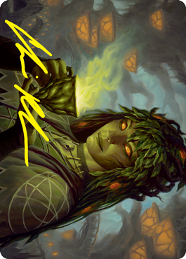 Dina, Soul Steeper Art Card (Gold-Stamped Signature) [Strixhaven: School of Mages Art Series] | L.A. Mood Comics and Games