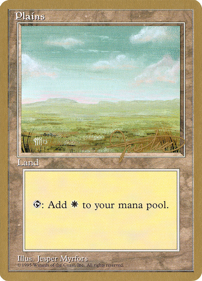 Plains (mj364) (Mark Justice) [Pro Tour Collector Set] | L.A. Mood Comics and Games