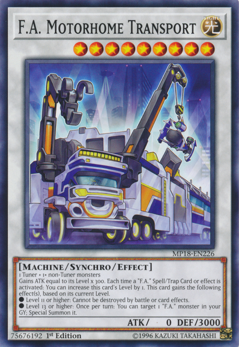 F.A. Motorhome Transport [MP18-EN226] Common | L.A. Mood Comics and Games