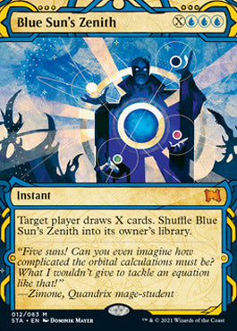 Blue Sun's Zenith (Foil Etched) [Strixhaven: School of Mages Mystical Archive] | L.A. Mood Comics and Games