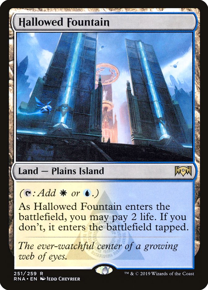 Hallowed Fountain [Ravnica Allegiance] | L.A. Mood Comics and Games