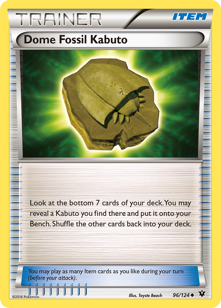 Dome Fossil Kabuto (96/124) [XY: Fates Collide] | L.A. Mood Comics and Games