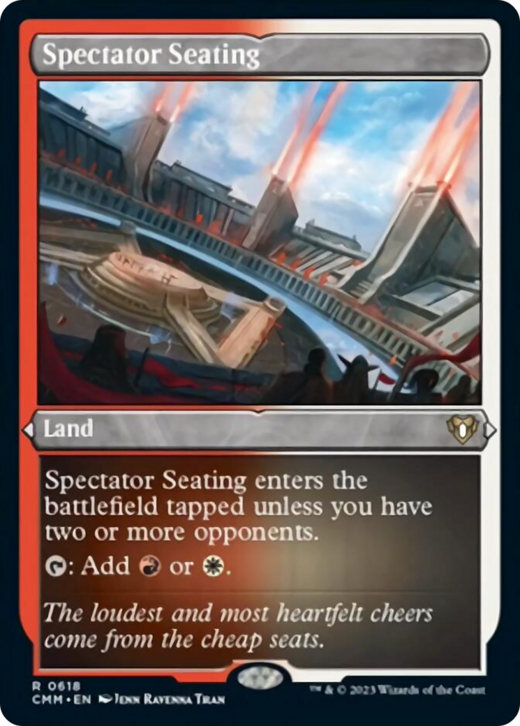 Spectator Seating (Foil Etched) [Commander Masters] | L.A. Mood Comics and Games