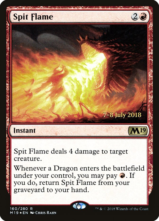 Spit Flame [Core Set 2019 Prerelease Promos] | L.A. Mood Comics and Games