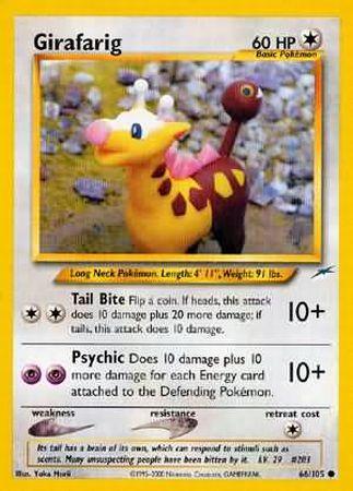 Girafarig (66/105) [Neo Destiny Unlimited] | L.A. Mood Comics and Games