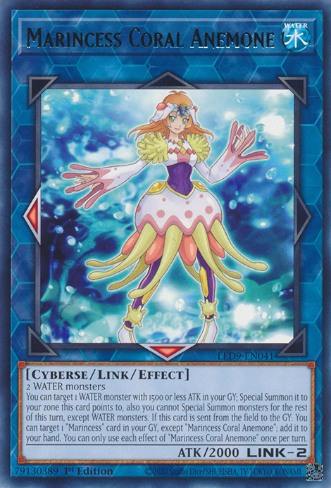 Marincess Coral Anemone [LED9-EN041] Rare | L.A. Mood Comics and Games