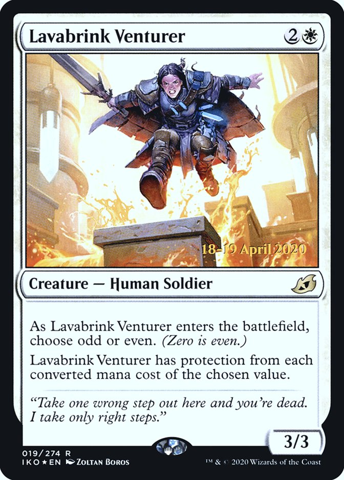Lavabrink Venturer [Ikoria: Lair of Behemoths Prerelease Promos] | L.A. Mood Comics and Games