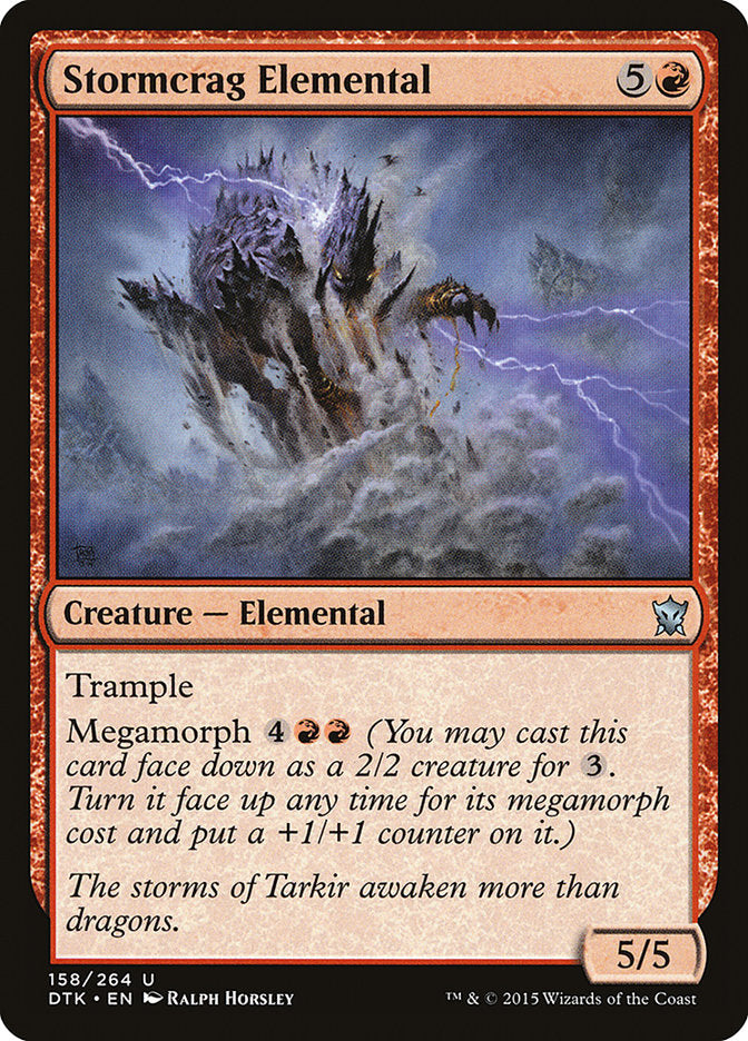 Stormcrag Elemental [Dragons of Tarkir] | L.A. Mood Comics and Games