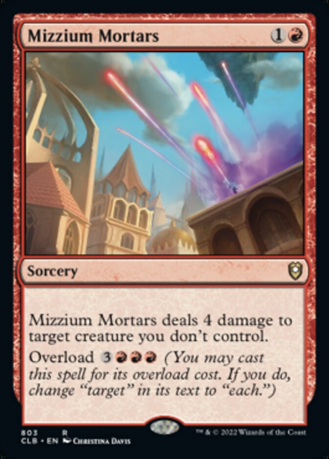 Mizzium Mortars [Commander Legends: Battle for Baldur's Gate] | L.A. Mood Comics and Games